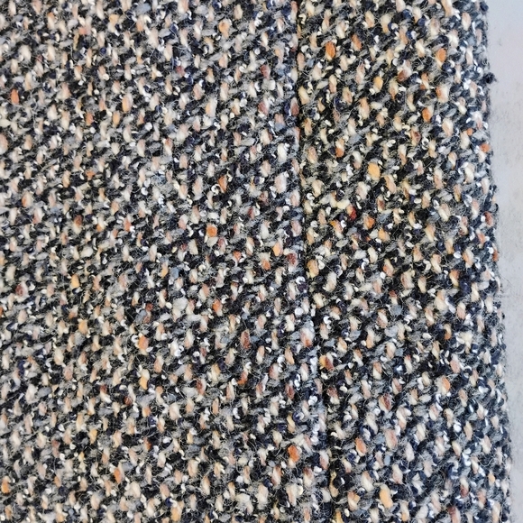 Vintage Bert Newman Tweed Coat Womens 6 Black Tan Dark Academia Preppy Classic - Picture 12 of 16